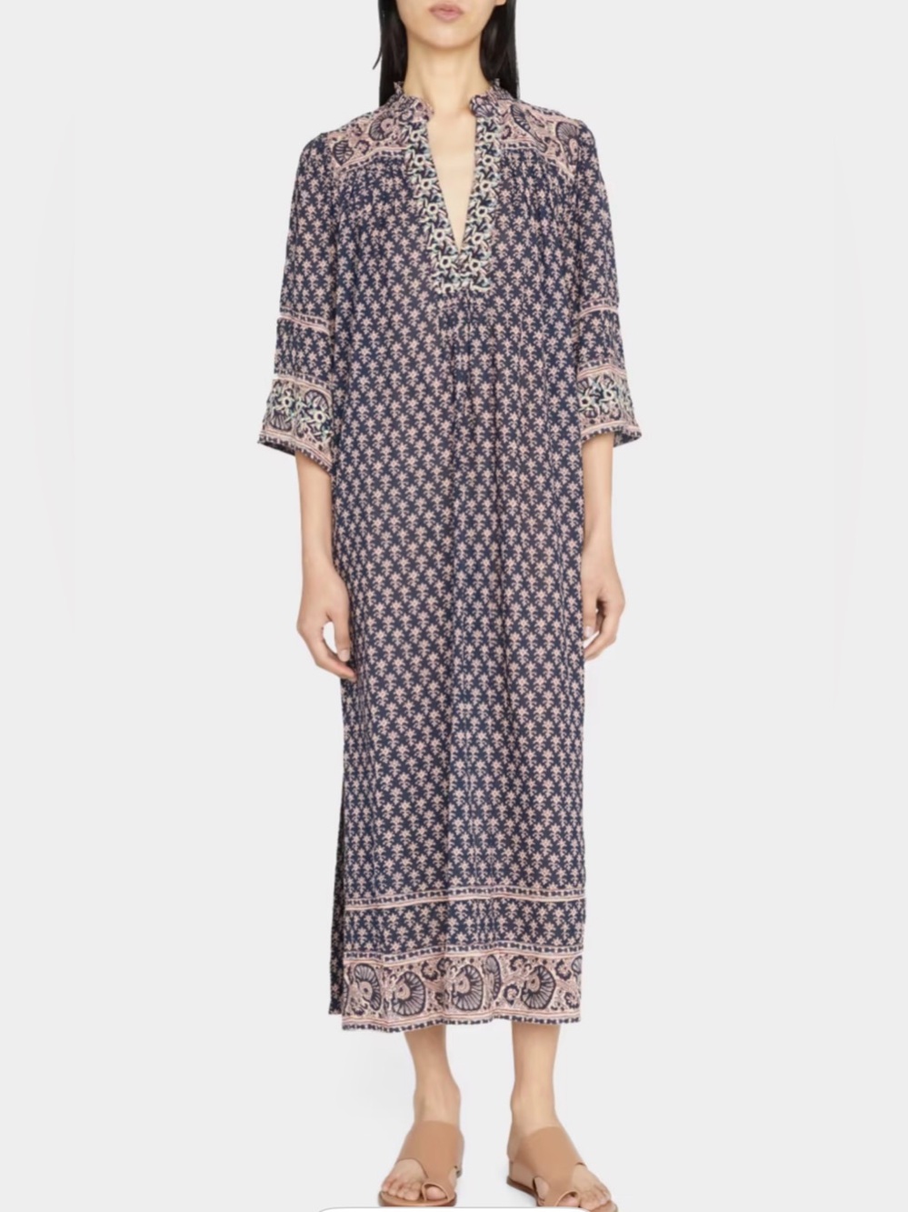 Sea New York NWT - Jasper Border Print Kaftan Dress
